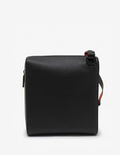 Load image into Gallery viewer, Benech Medium Reporter Black Leather Spikes Bag -