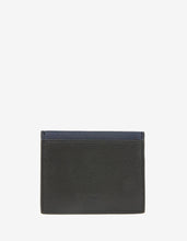 Load image into Gallery viewer, Black &amp; Blue Leather Card Holder
