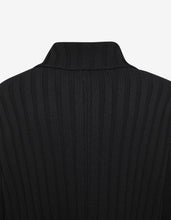 Load image into Gallery viewer, Black Ribbed Maxi Cardigan
